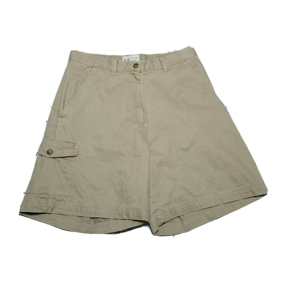 K.T. Sport Vintage Khaki Shorts ~ Sz 8 ~ Beige